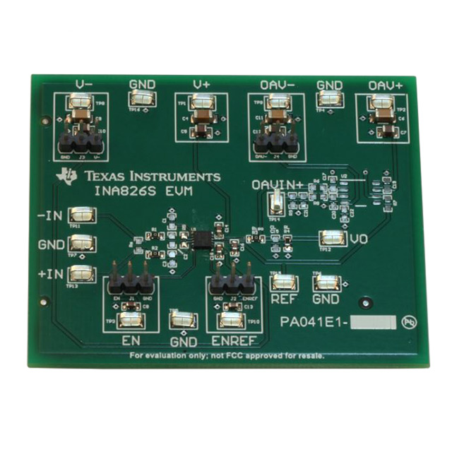 INA826SEVM Texas Instruments  Cartes d'évaluation - Amplificateurs opérationnels